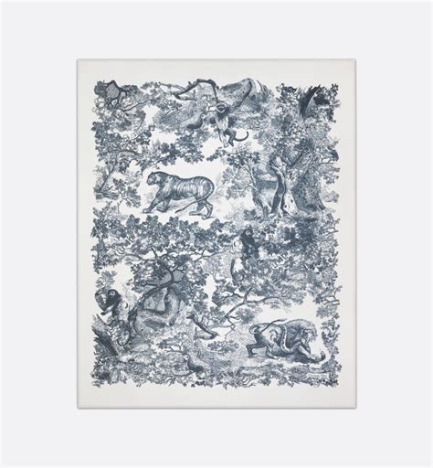 Toile de Jouy Sauvage Schal Kaschmir und Wolle in Rose des 